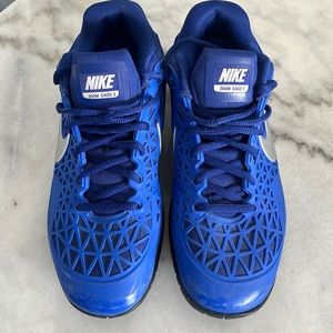 Nike Blue & Pink Zoom Cage 2 Dragon Sneakers Size 7.5 Athletic Tennis Shoes